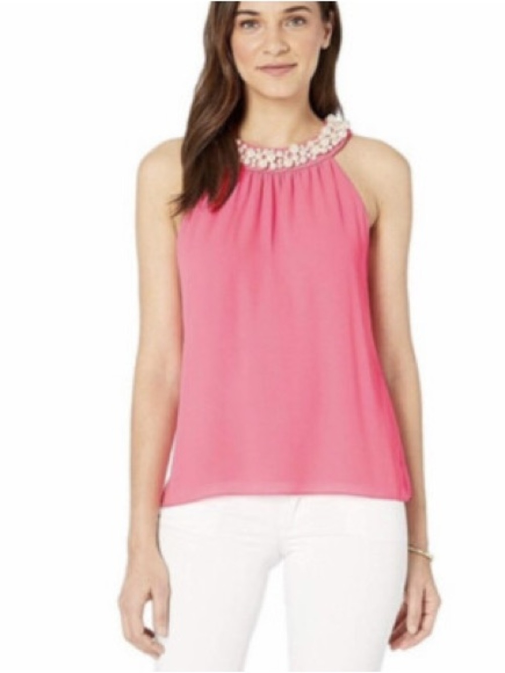 Lilly Pulitzer Pink Pearl Sleeveless Tank Top